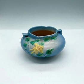 Roseville Pottery Blue Columbine Jardiniere
