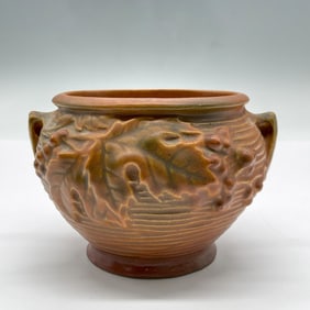 Roseville Pottery, Bushberry Brown Planter