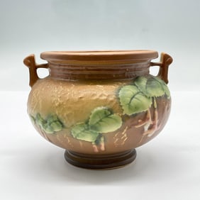 Roseville Pottery, Fuchsia Brown Jardiniere