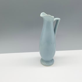 Vintage American Pottery Light Blue Vase
