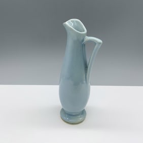 Vintage American Pottery Light Blue Vase