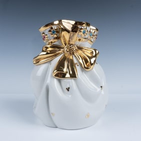 RG Oggetti and Capodimonte Porcelain Vase