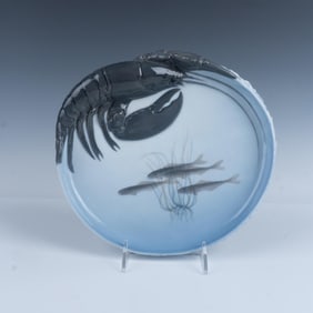 Royal Copenhagen Porcelain Lobster Plate