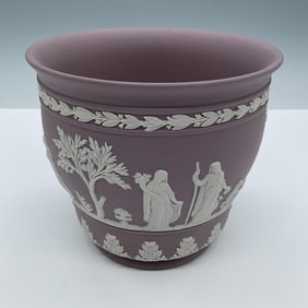 Wedgwood Lilac Jasperware Planter