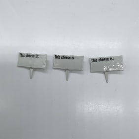 Shafford Porcelain Cheese Markers