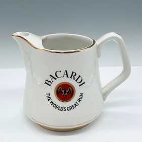 Vintage Arklow Porcelain Bacardi Advertisement Barware