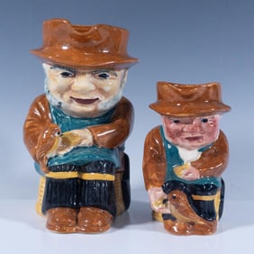 2pc Shorter & Son Ltd. Gardener Toby Jugs