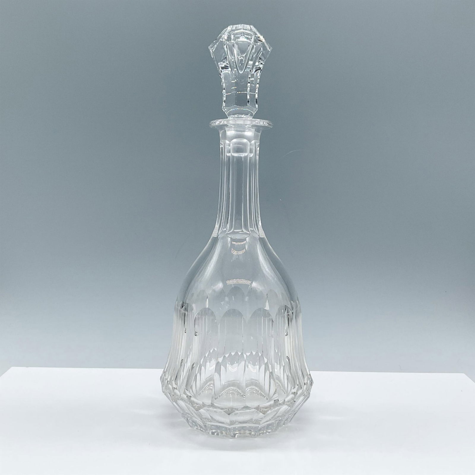 Old Galway Crystal Decanter with Stopper, Star Cut Foot (1 of 3)
