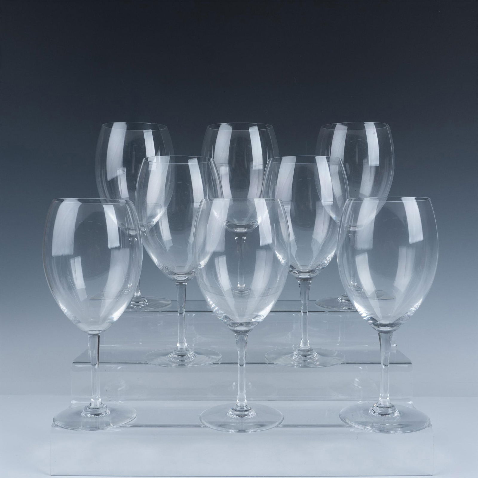 Baccarat Crystal Tall Water Goblets, Set of 8 (1 of 5)