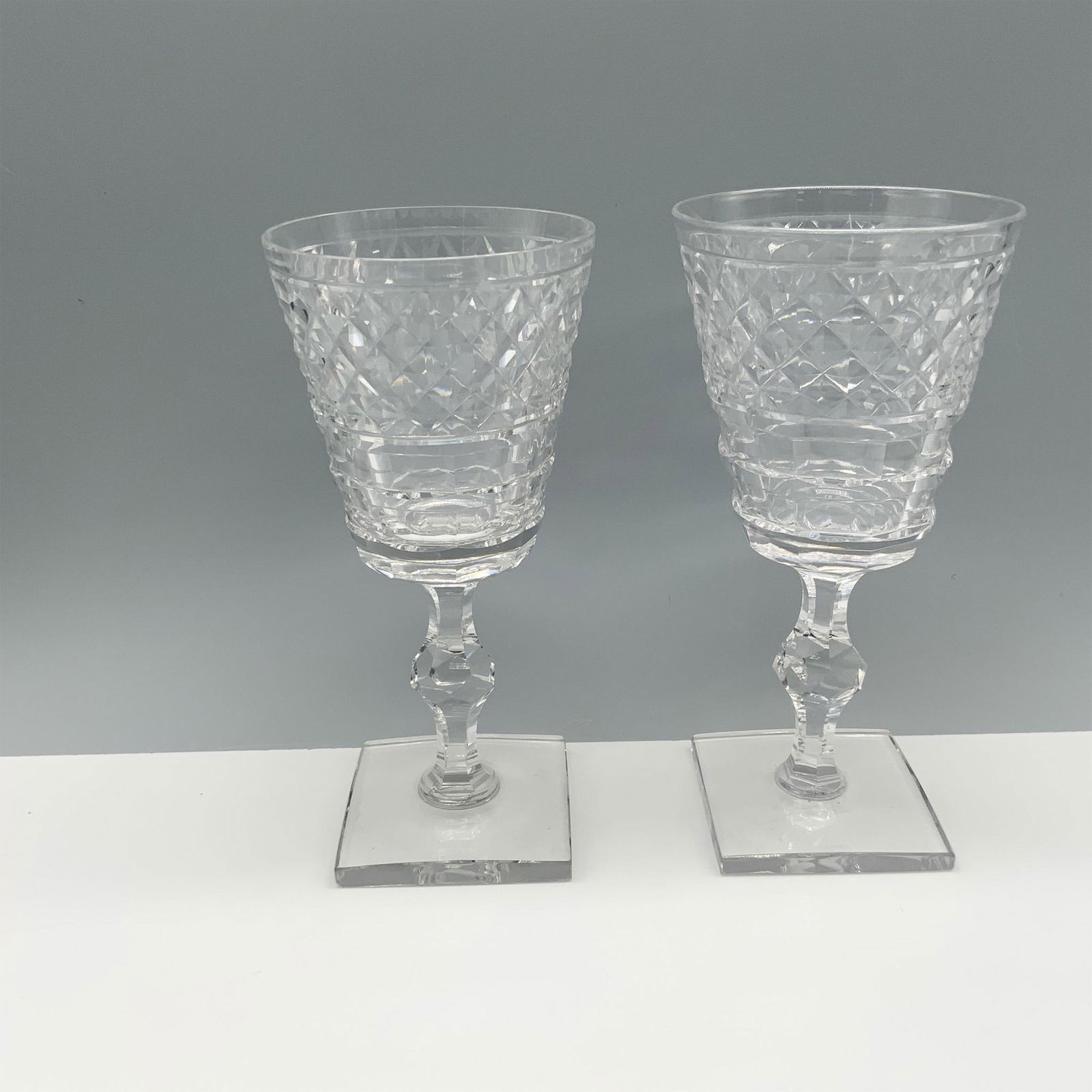 Pair of Hawkes Glass Water Goblets (1 of 5)