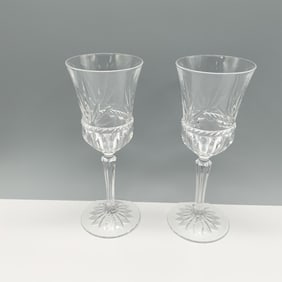 Pair of Cristal D'Arques Goblets