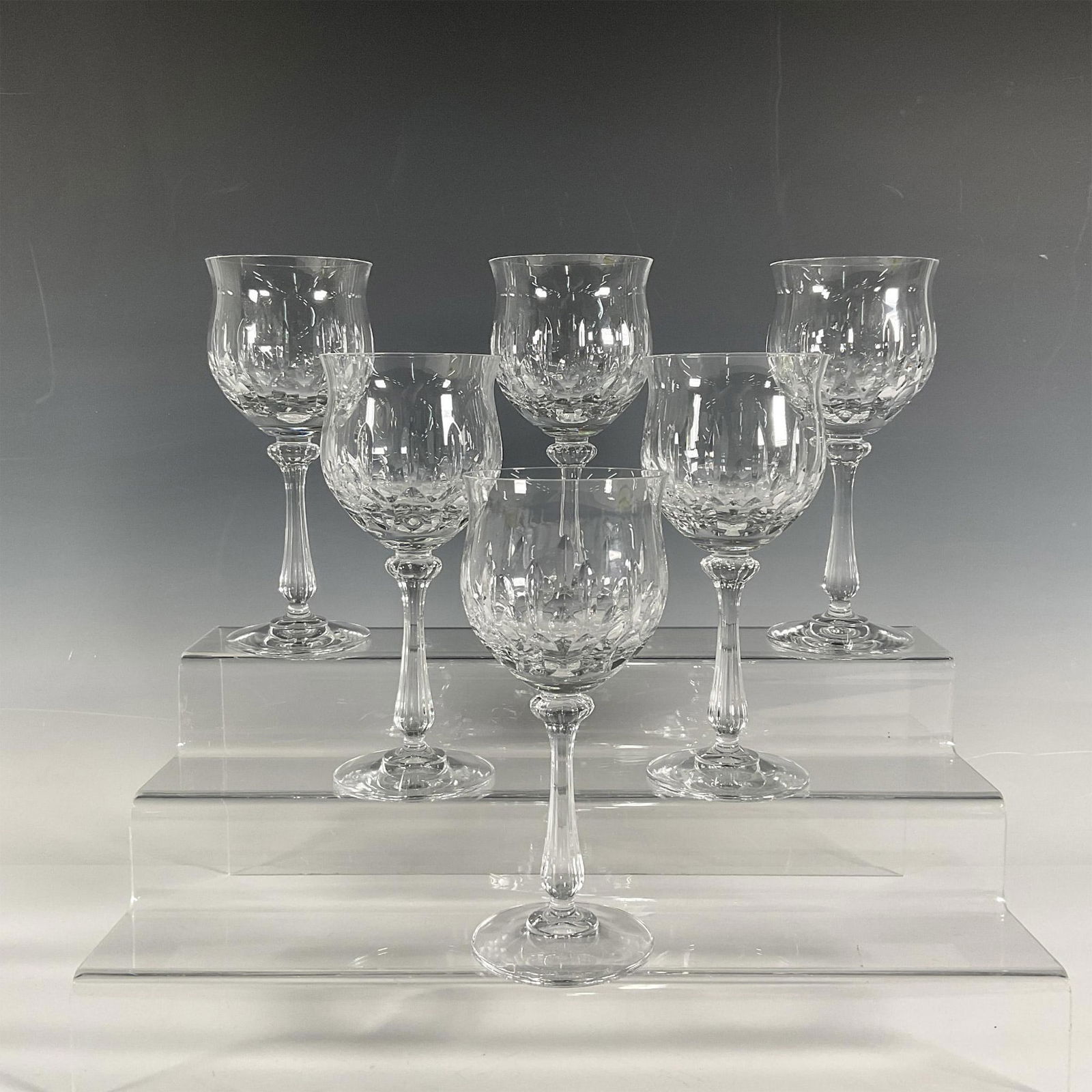 6pc Mikasa Water Goblets, Normandy (1 of 3)