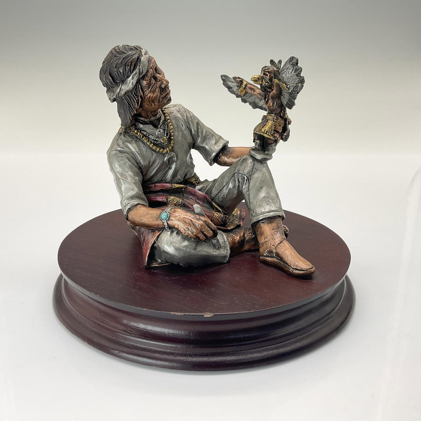 Legends Mixed Media Figurine, Kachina Carver, C Pardell Artist Proof (1 of 4)