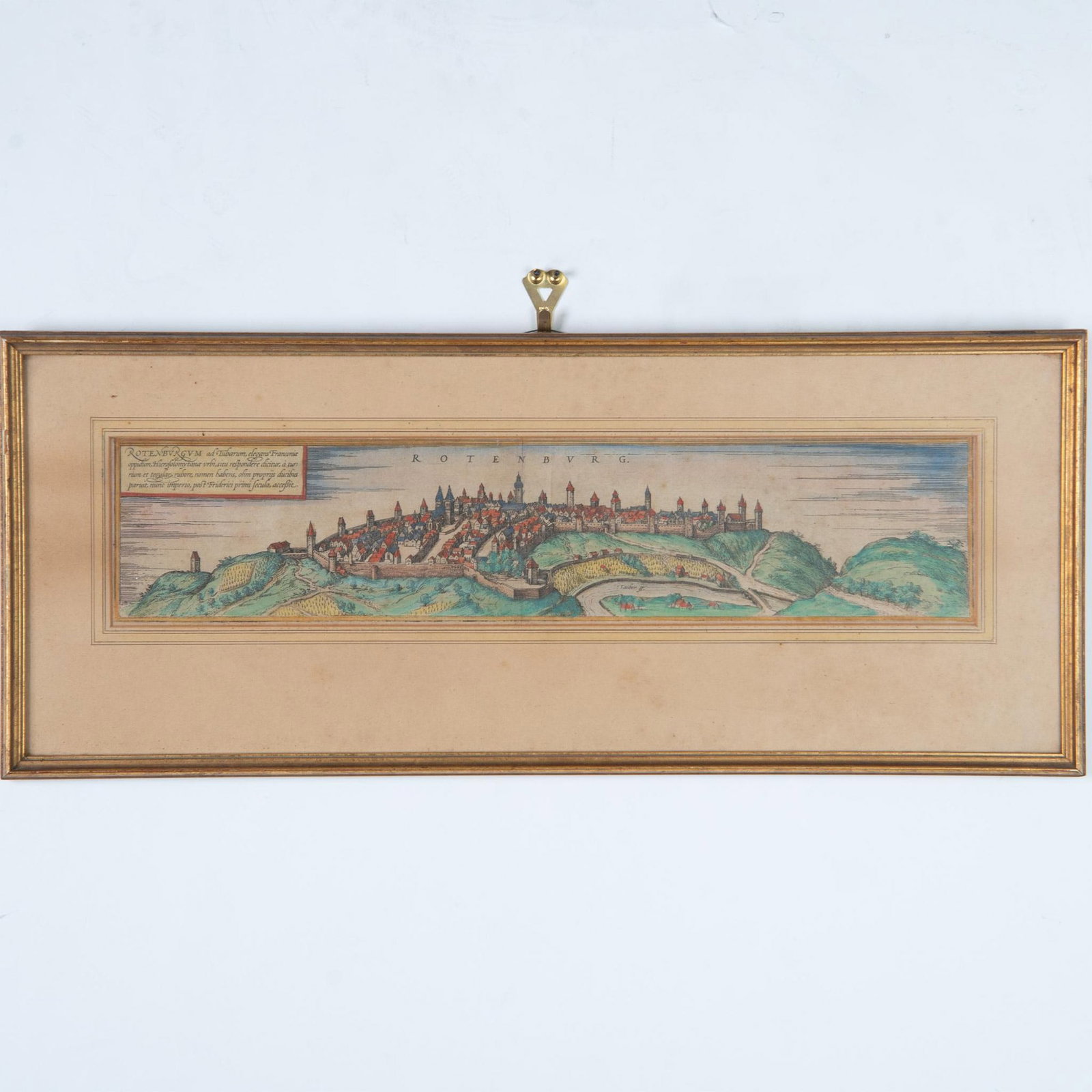 Antique Hand-Colored Copper Engraving on Paper (1 of 4)