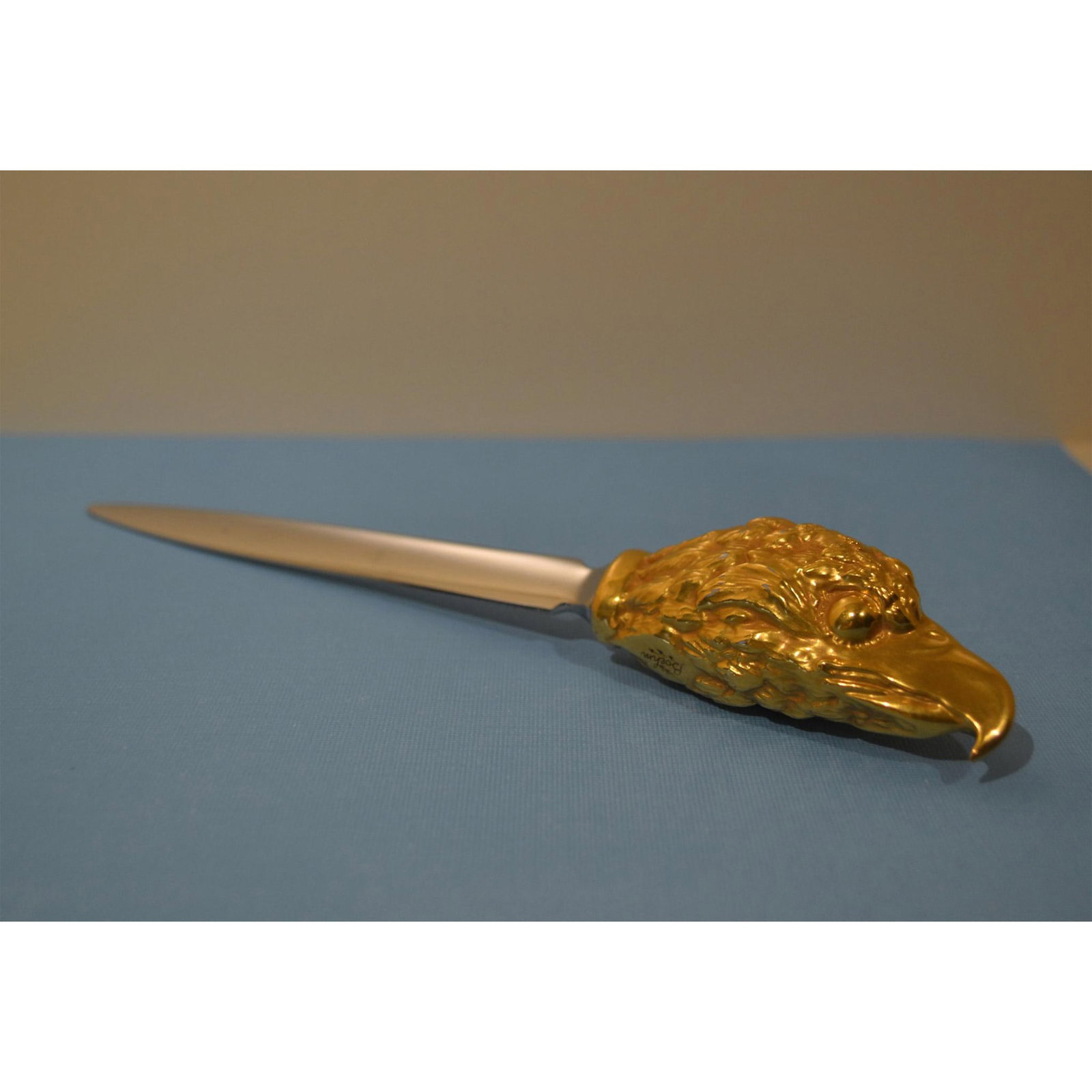 Boehm Porcelain Gold Eagle Head Letter Opener (1 of 3)