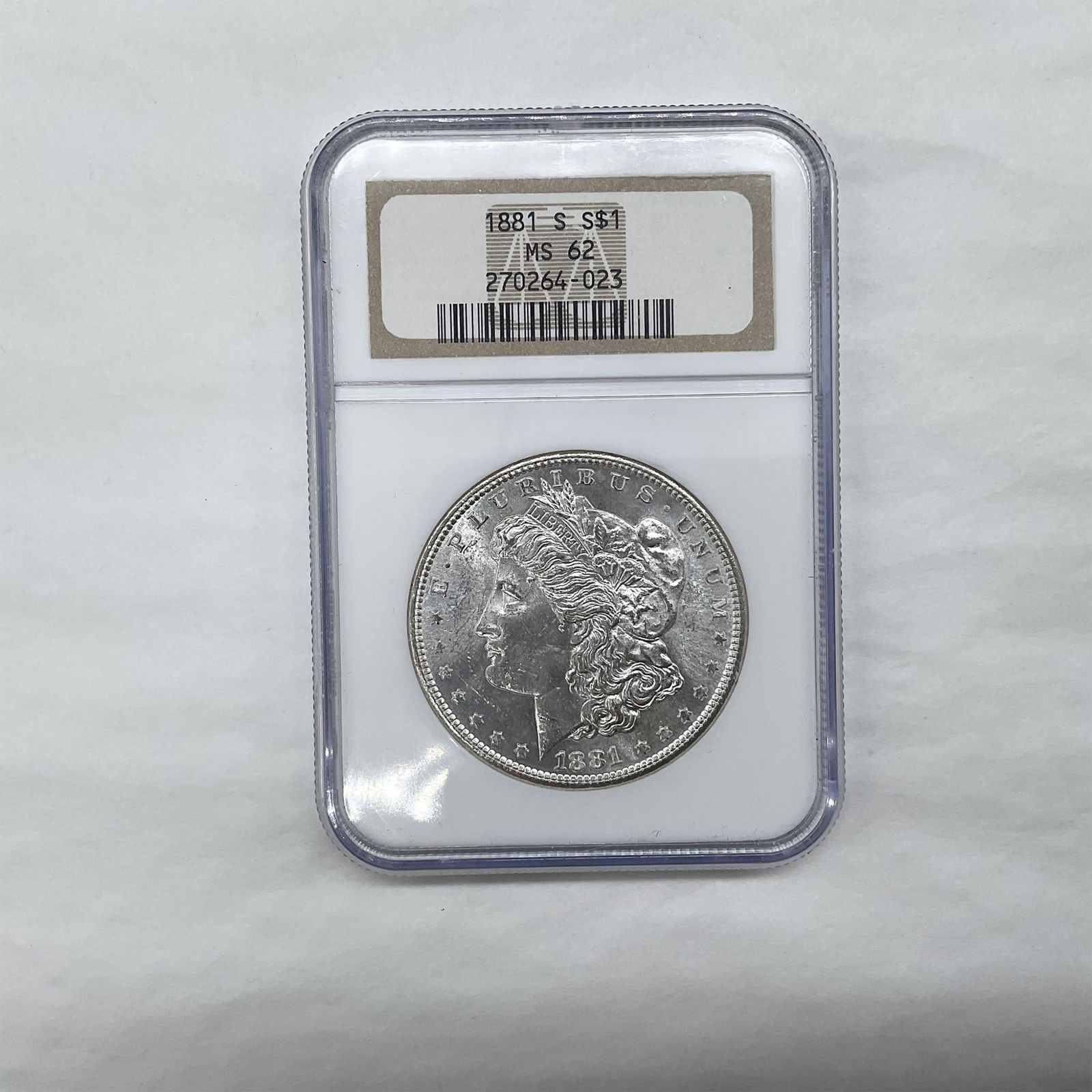 1881-S Morgan Silver Dollar MS62 NGC (1 of 2)