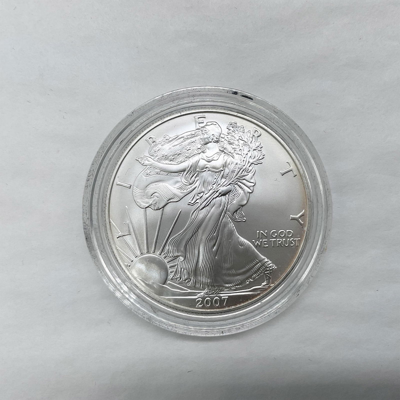 2007-W Silver Eagle Dollar Uncirculated (1 of 3)