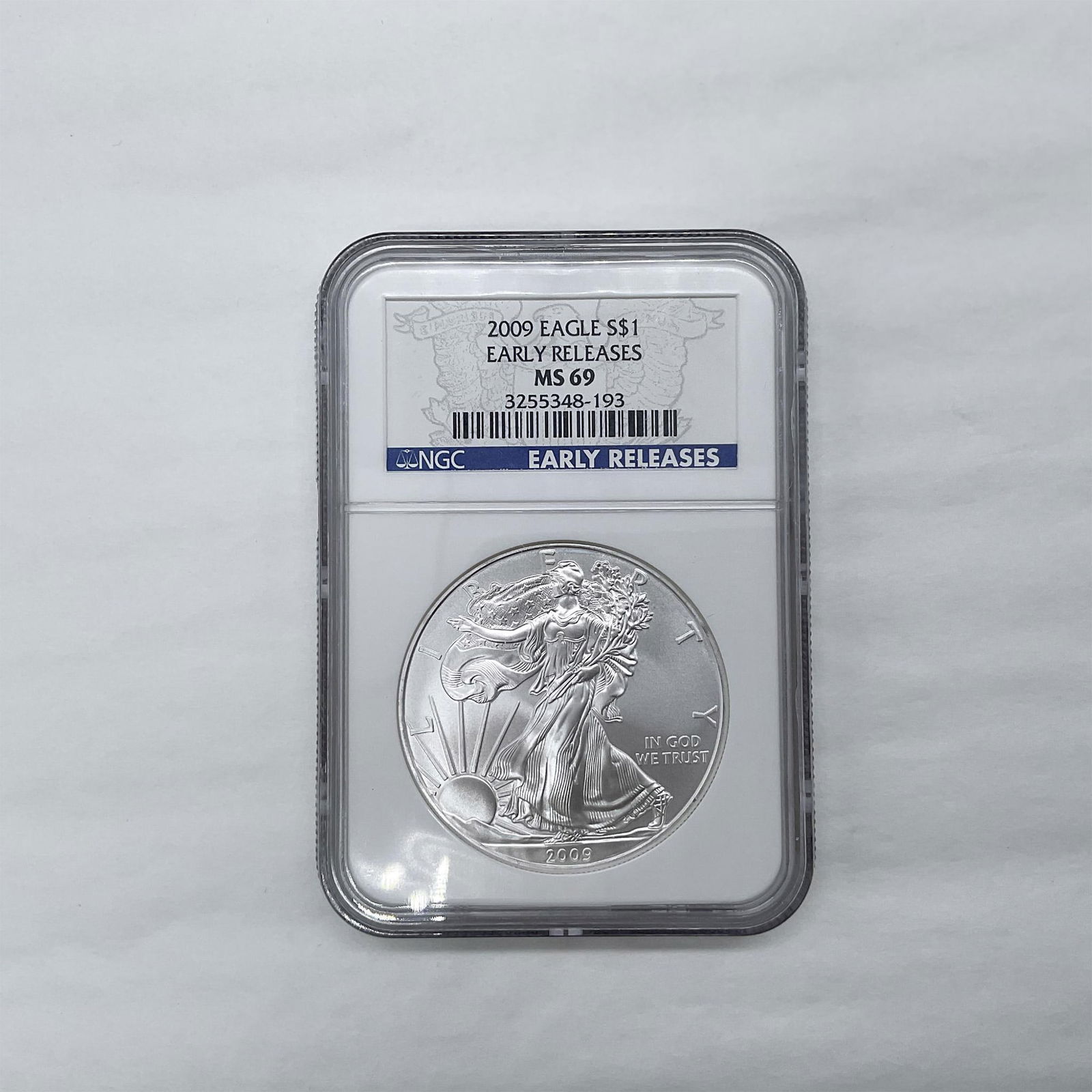 2009 Silver Eagle Dollar MS69 NGC Early Releases (1 of 2)