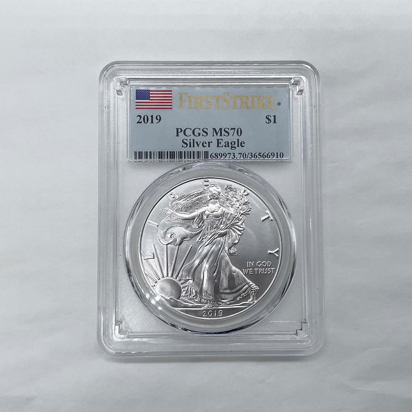 2019 Silver Eagle Dollar MS70 PCGS FS (1 of 2)