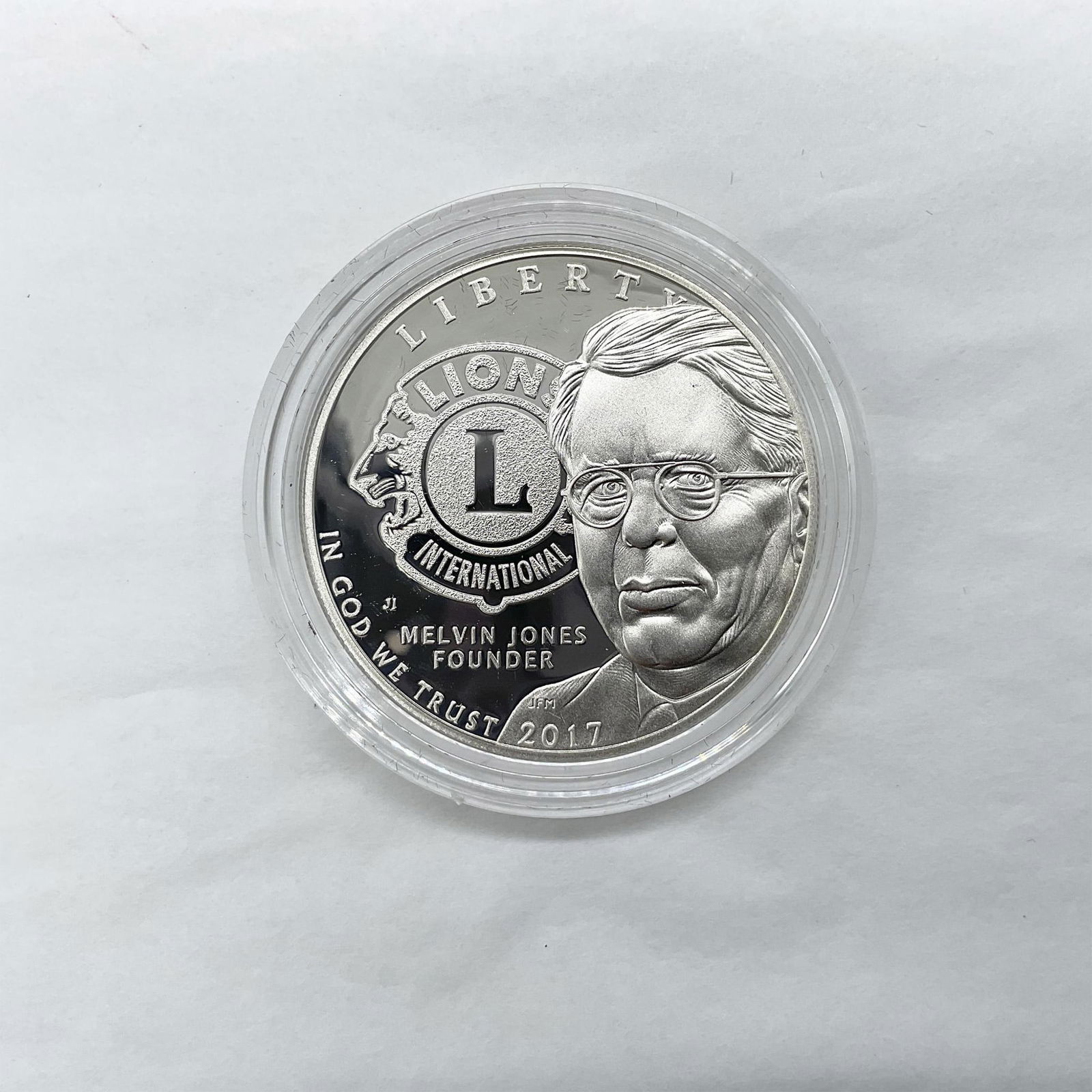 2017-P US Lions Clubs Silver Dollar Proof (1 of 3)
