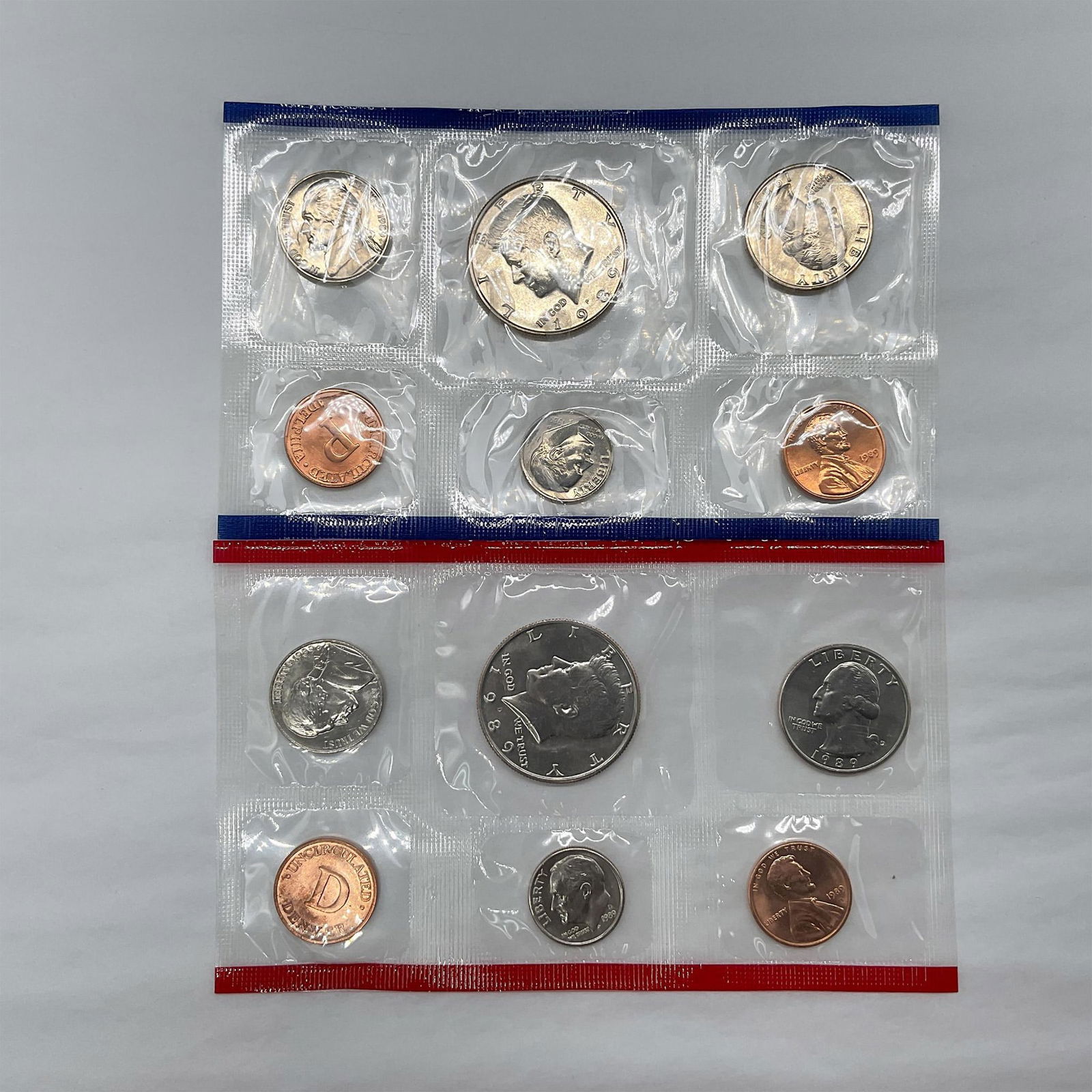 1989-P & D US Mint Uncirculated 12 Coin Set (1 of 3)