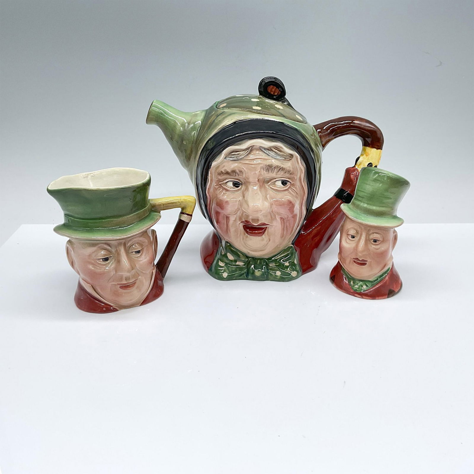 3pc Beswick Pottery Dickensware Cafe Set (1 of 4)