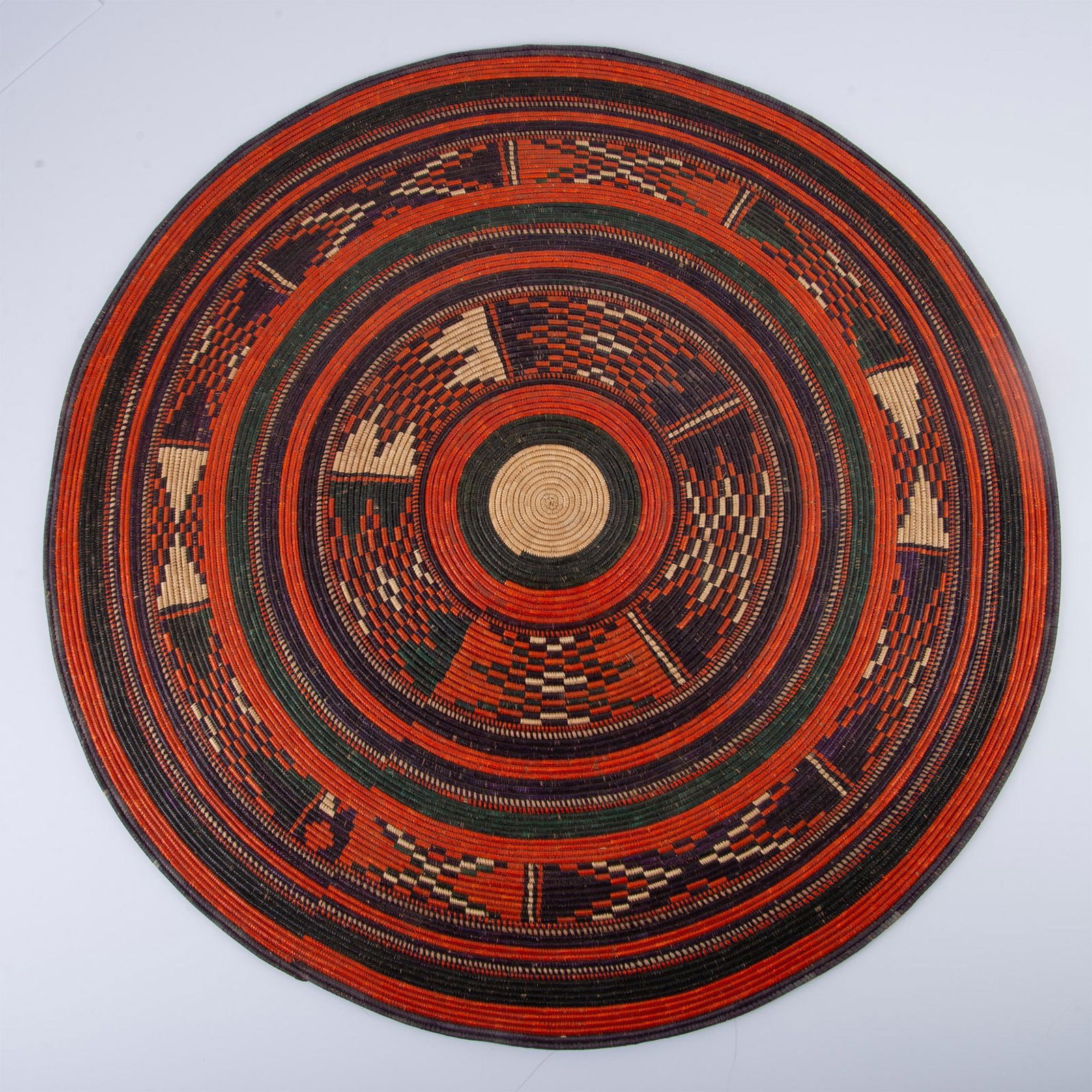 Handwoven Basket Tray Decoration (1 of 3)