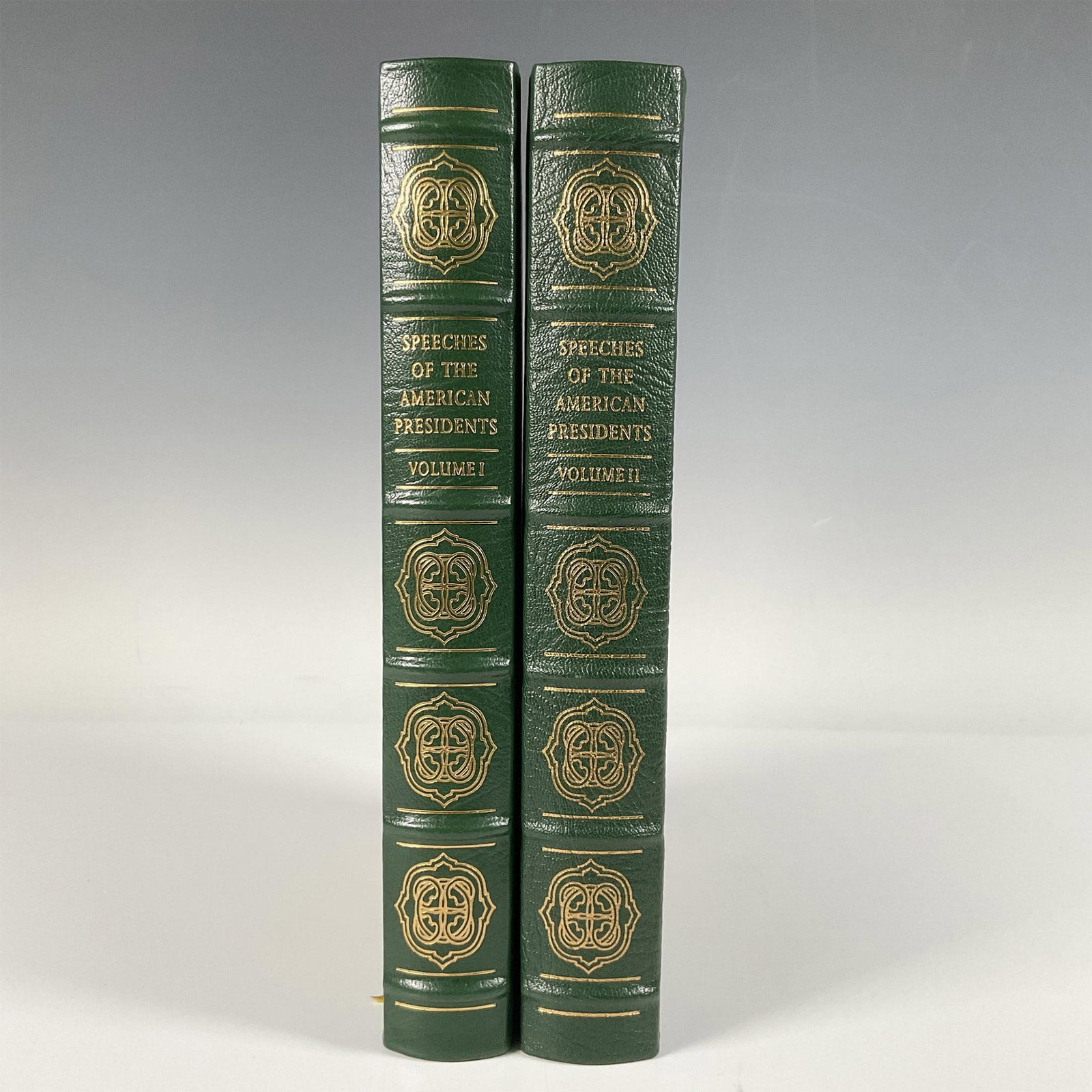 Set of 2 Leather Bound Books Speeches of American Presidents (1 of 3)