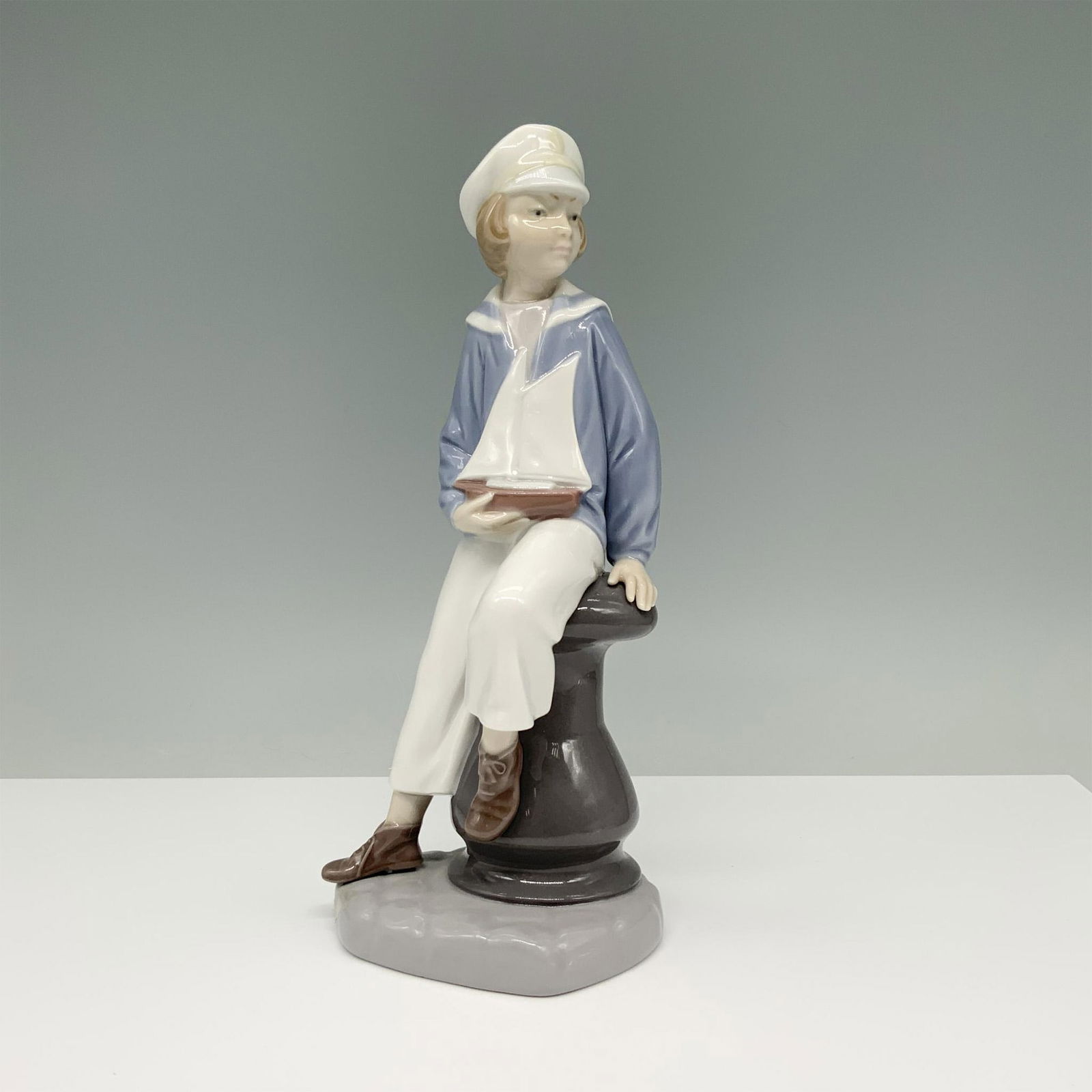 Boy With Yacht 01004810 - Lladro Porcelain Figurine (1 of 5)