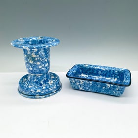 Stangle Sponge Ware Pottery Vanity Accessories