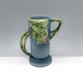 Roseville USA Pottery Pedestal Vase, Bushberry