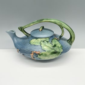 Vintage Roseville USA Pottery Teapot, Bushberry