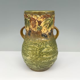 Roseville Pottery Bulbous Vase, Blackberry