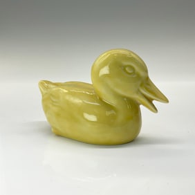 Rookwood Present Day Pottery Animal Figurine, Yellow Duck