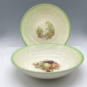 2pc Homer Laughlin Porcelain Bowls