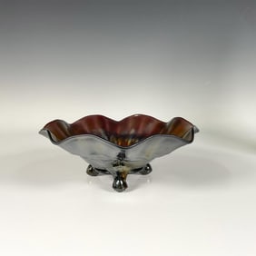 Vintage Carnival Glass Bowl