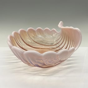 Duncan Miller Sanibel Floating Garden Bowl Pink Opalescent