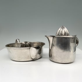 2pc Colonial Silver and Meriden S.P Silver Plated Juicers