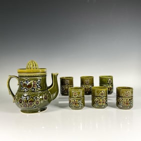 7pc Japanese Juicer Pitcher and Cups