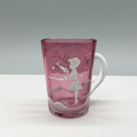 Mary Gregory Cranberry Red Shot Glass
