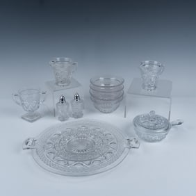 12pc Imperial Glass Cape Cod Serverware