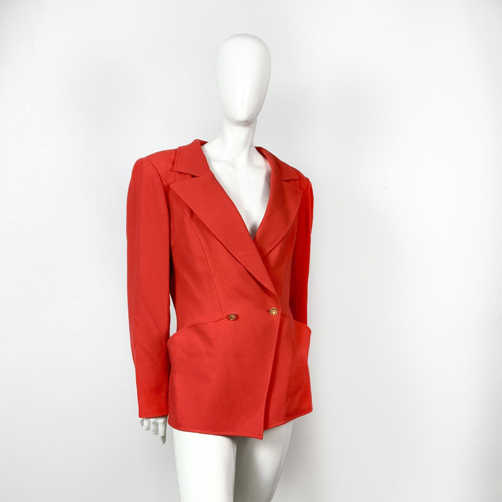 Original Ungaro Scarlet Red Blazer with Pockets (1 of 10)