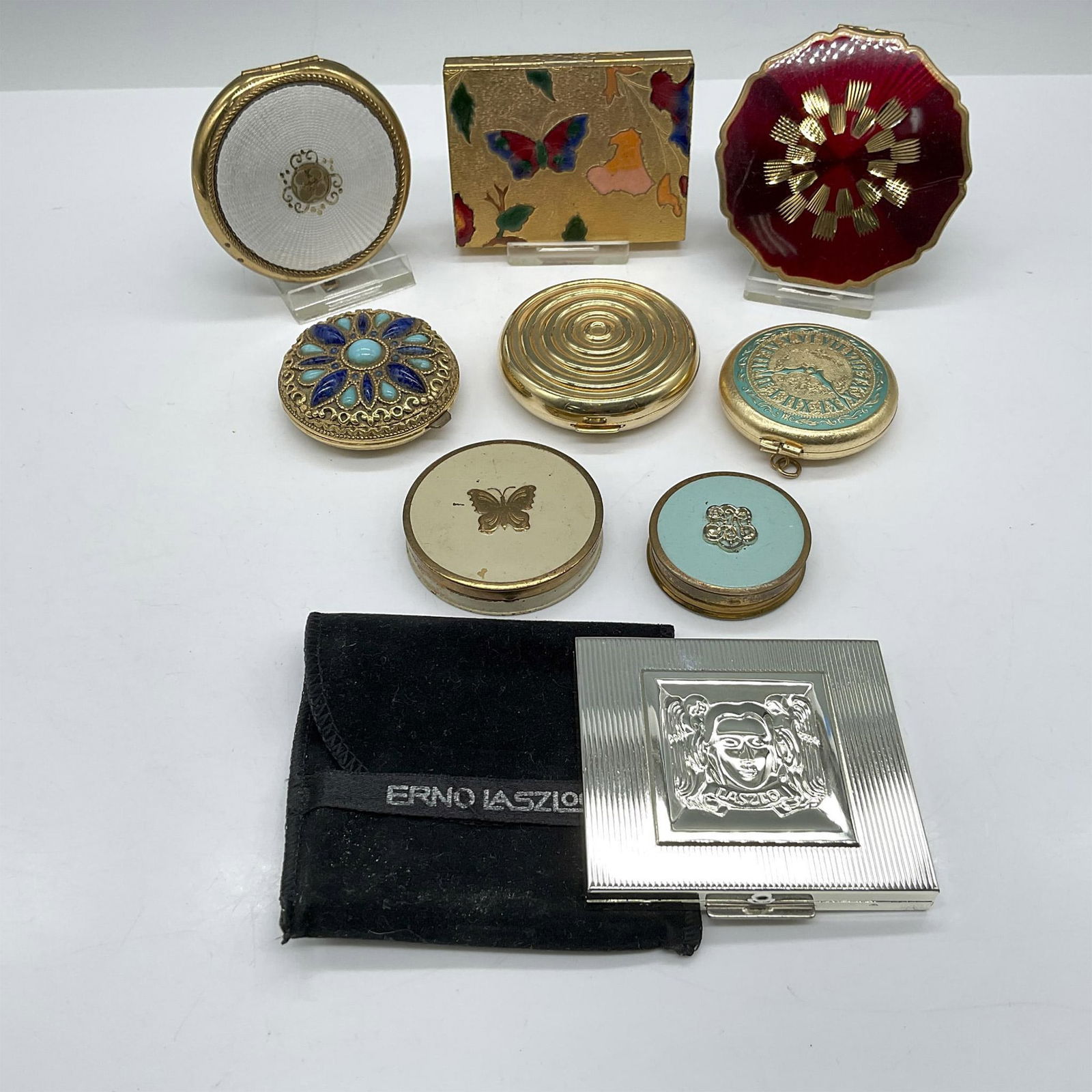 9pc Vintage Purse Accessories, Compacts (1 of 3)