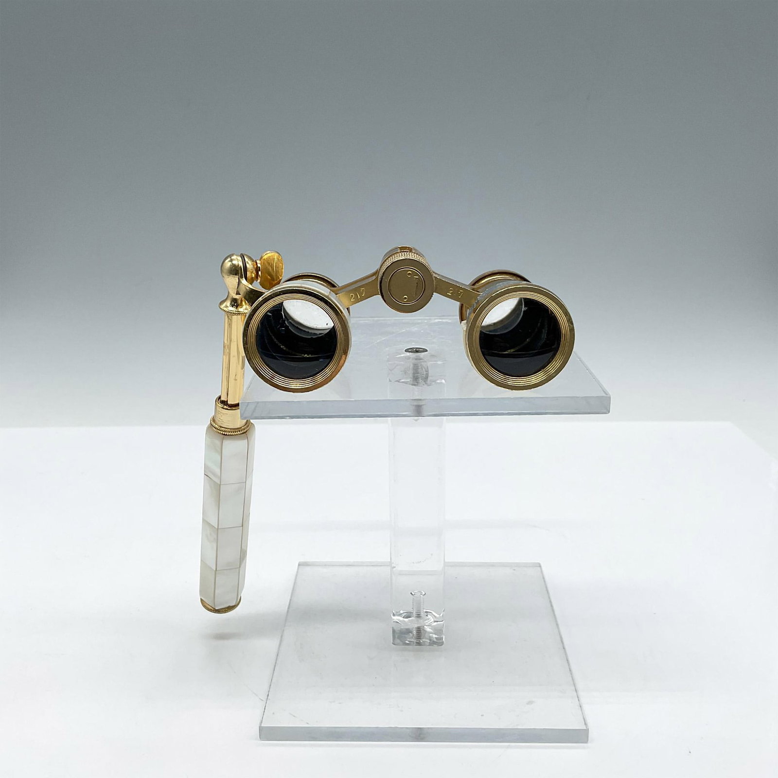 Jason Mother of Pearl Opera Glasses with Handle (1 of 4)