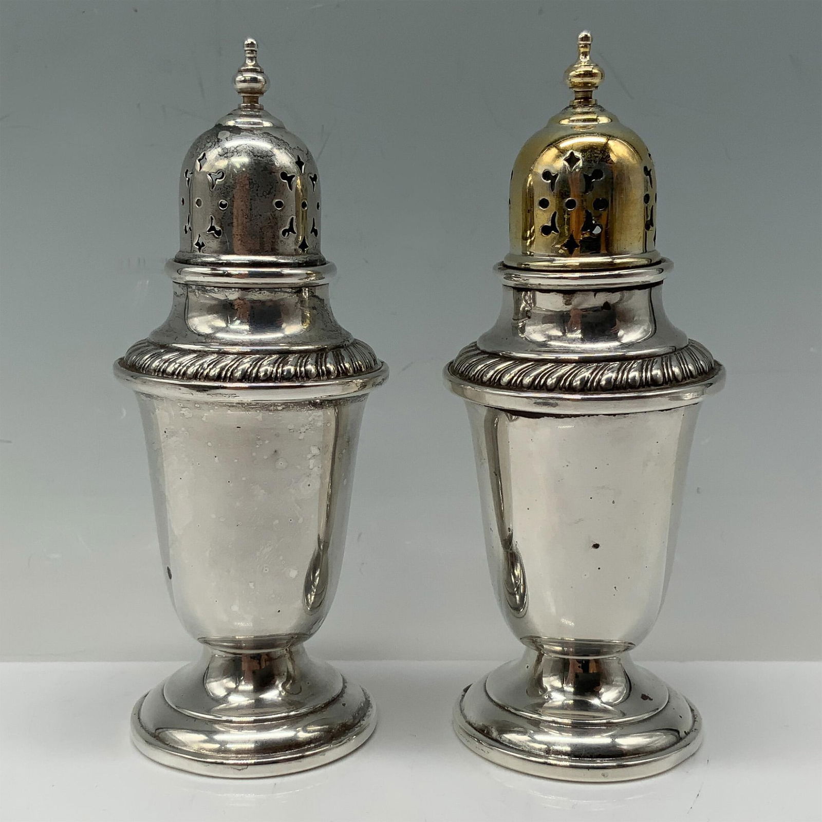 Pair of Gorham Sterling Silver Salt and Pepper Shakers (1 of 3)