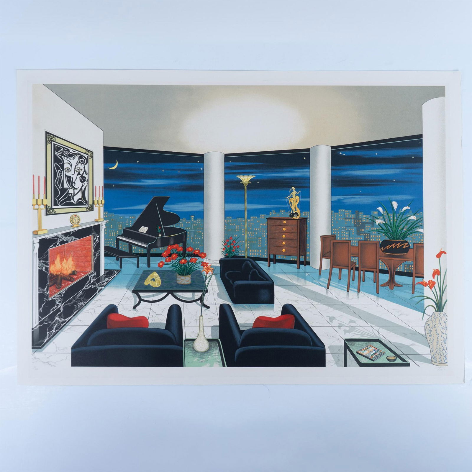 Fanch Ledan, Original Color Serigraph on Paper, Signed (1 of 7)