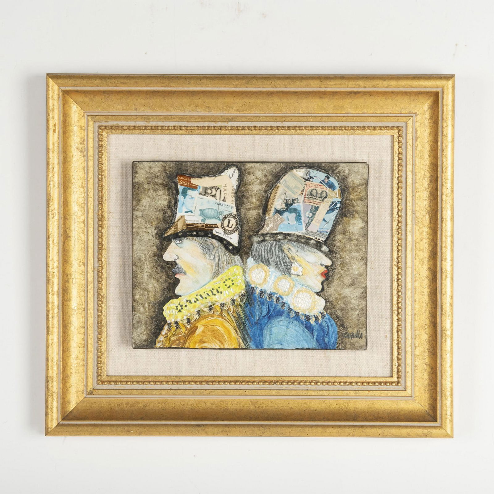 Ramon Carulla (Cuban, b. 1936) Signed Mixed Media (1 of 5)