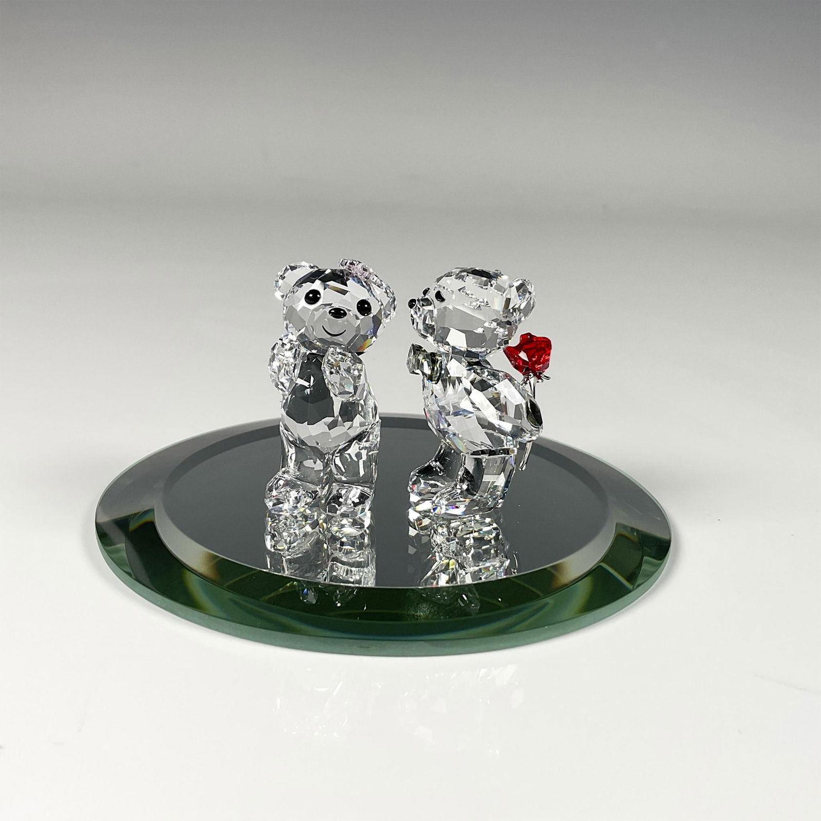 2pc Swarovski Figurine and Base, Kris Bear-A Lovely Surprise (1 of 5)
