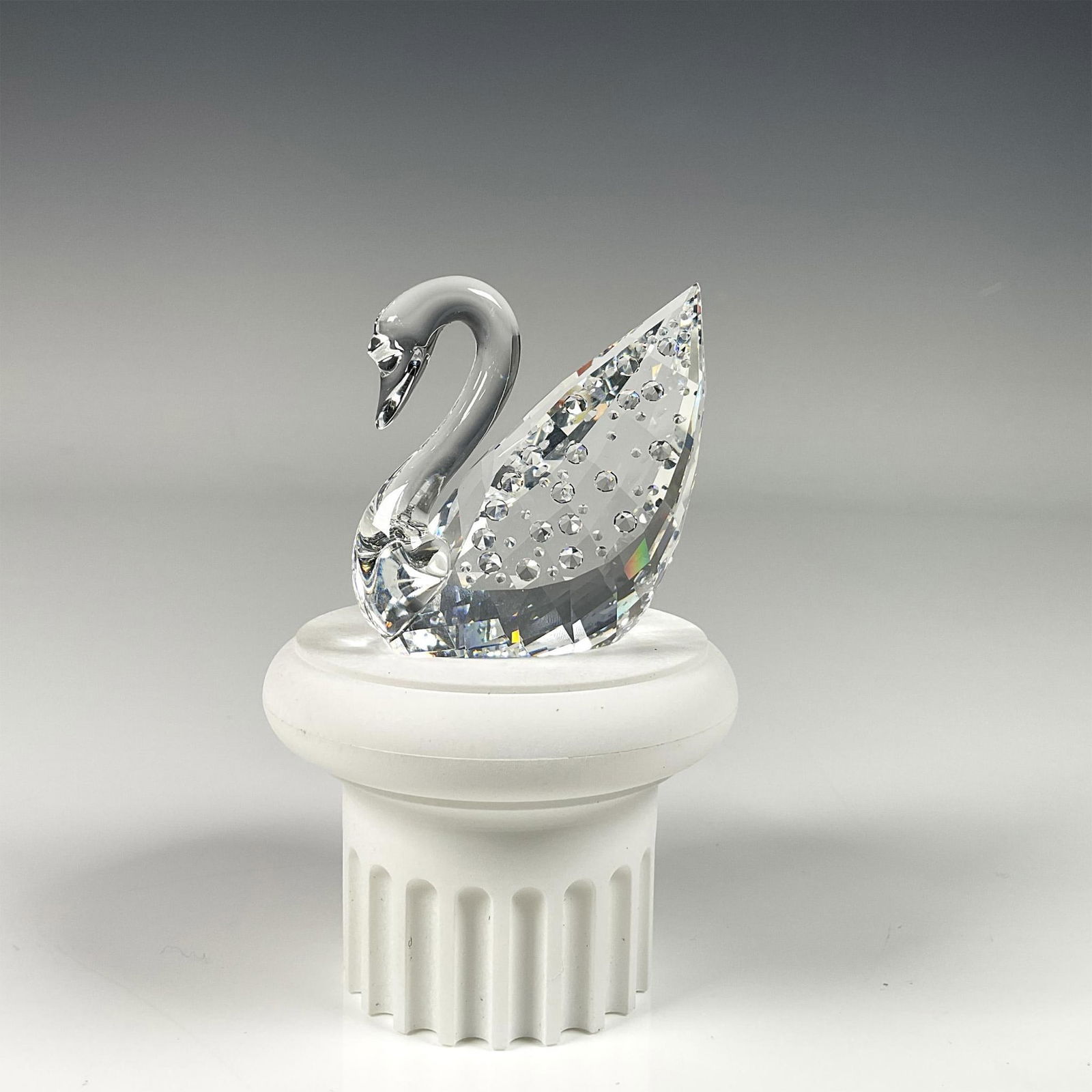 Swarovski Crystal Figurine and Base, Centenary Swan (1 of 5)