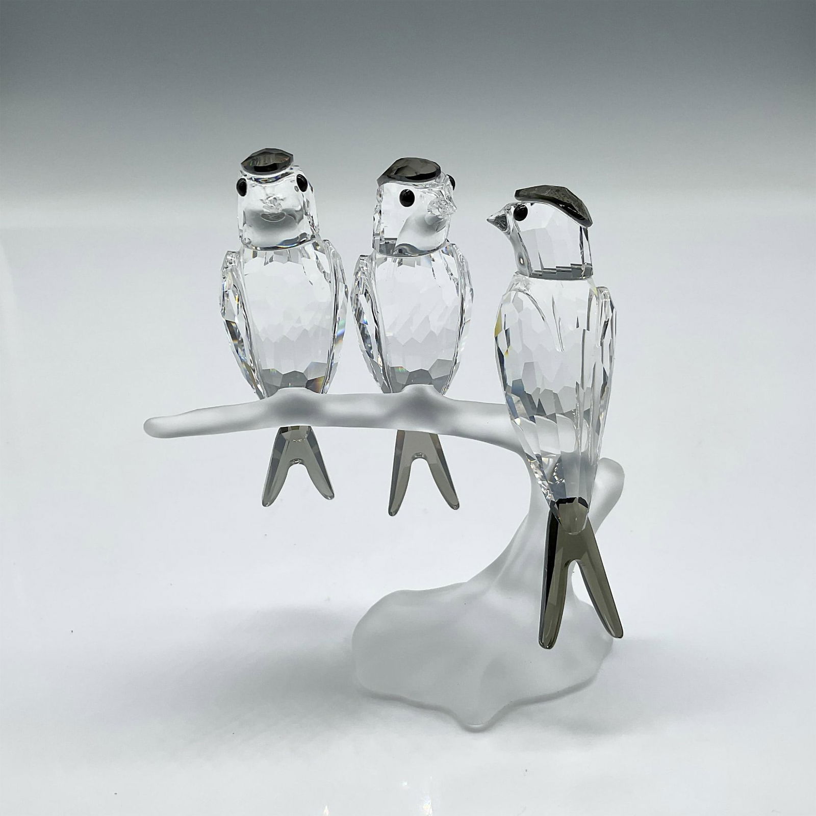 Swarovski Crystal Figurine, Swallows, Signed (1 of 4)